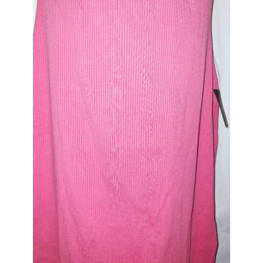 Lulus Pink Off-the-Shoulder sz XL ribbed diva princess wedding Midi Dress - Picture 6 of 9